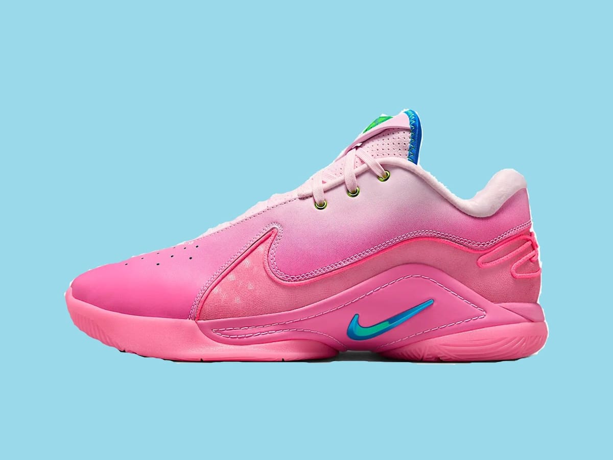 pink basketball shoes lebron