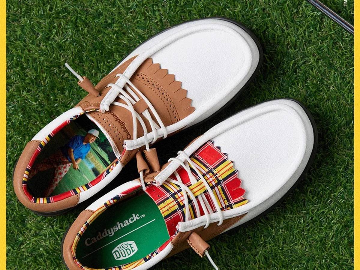 NWT Hey Dude Men\'s Wally Caddy Shack Shoes Hey Dude Wally Caddy Shack Mens 14 Plaid | Mercari main image 3