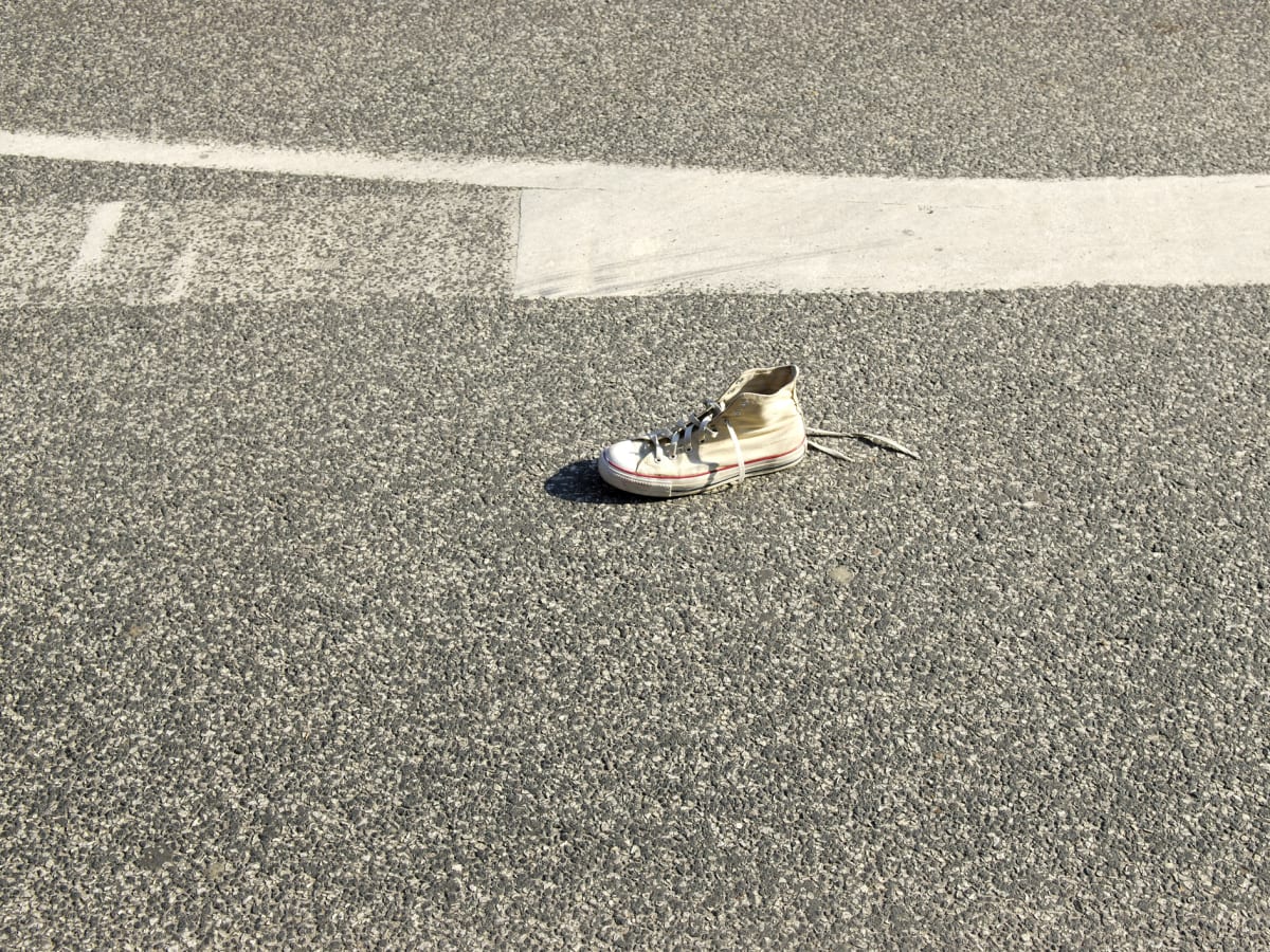 Shoes on the street sales