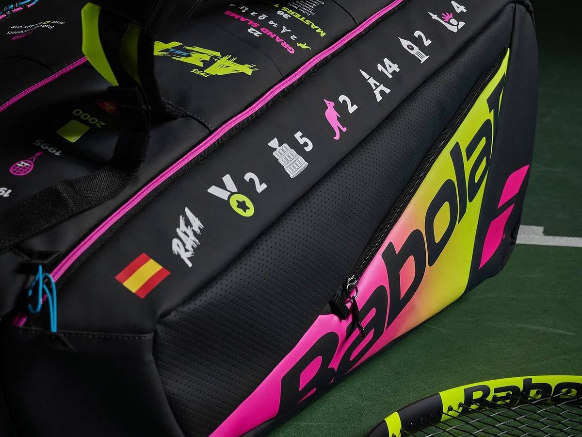 Babolat Honors Rafael Nadal With Custom Tennis Racket Bag