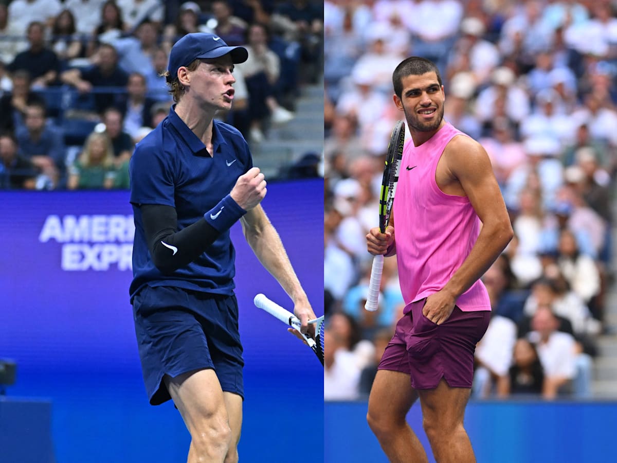 Shop Jannik Sinner and Carlos Alcaraz's 2025 US Open Nike Kits
