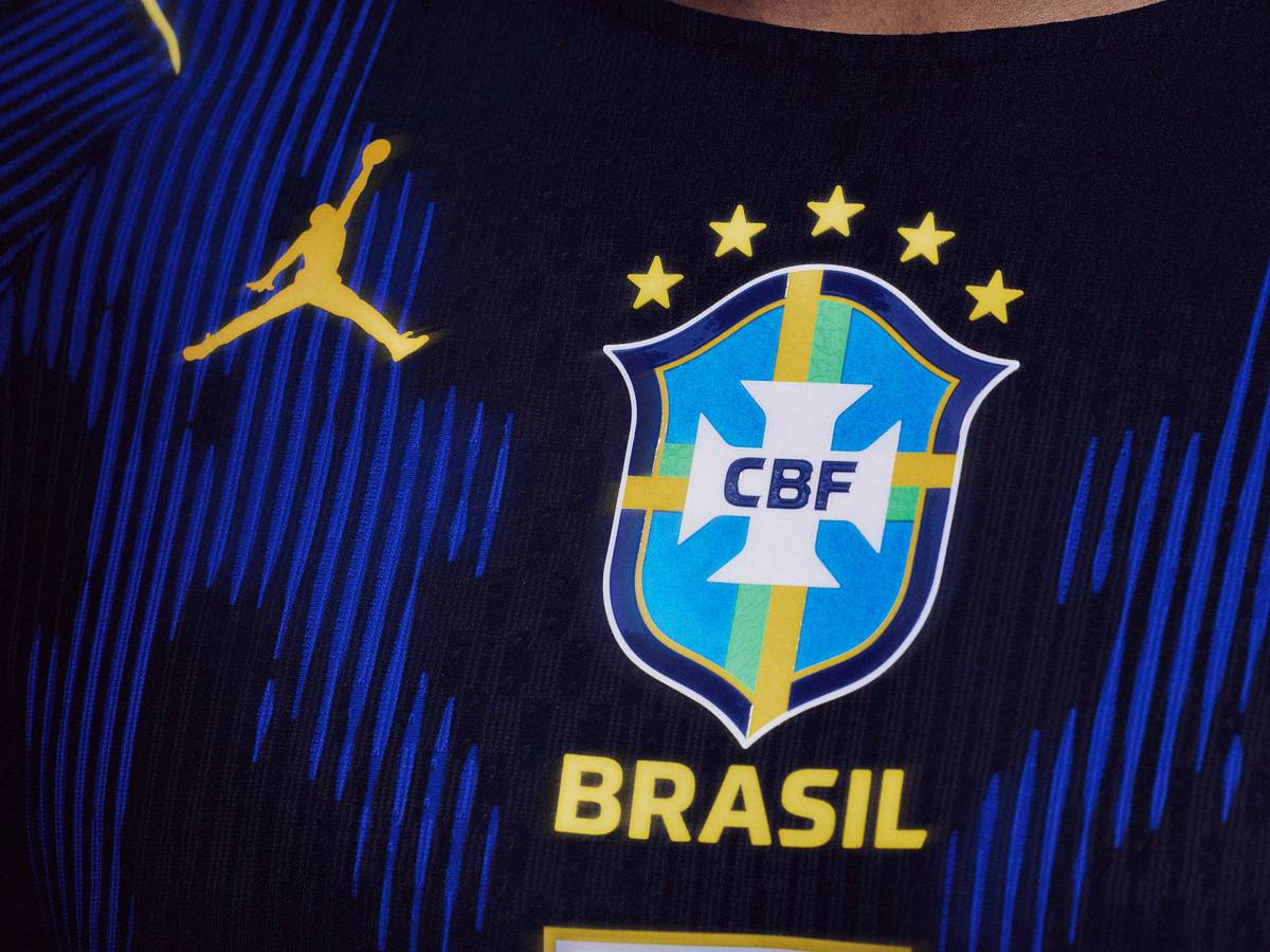 Brazil Land Slam Dunk With 2026 World Cup Away Kit, Jordan