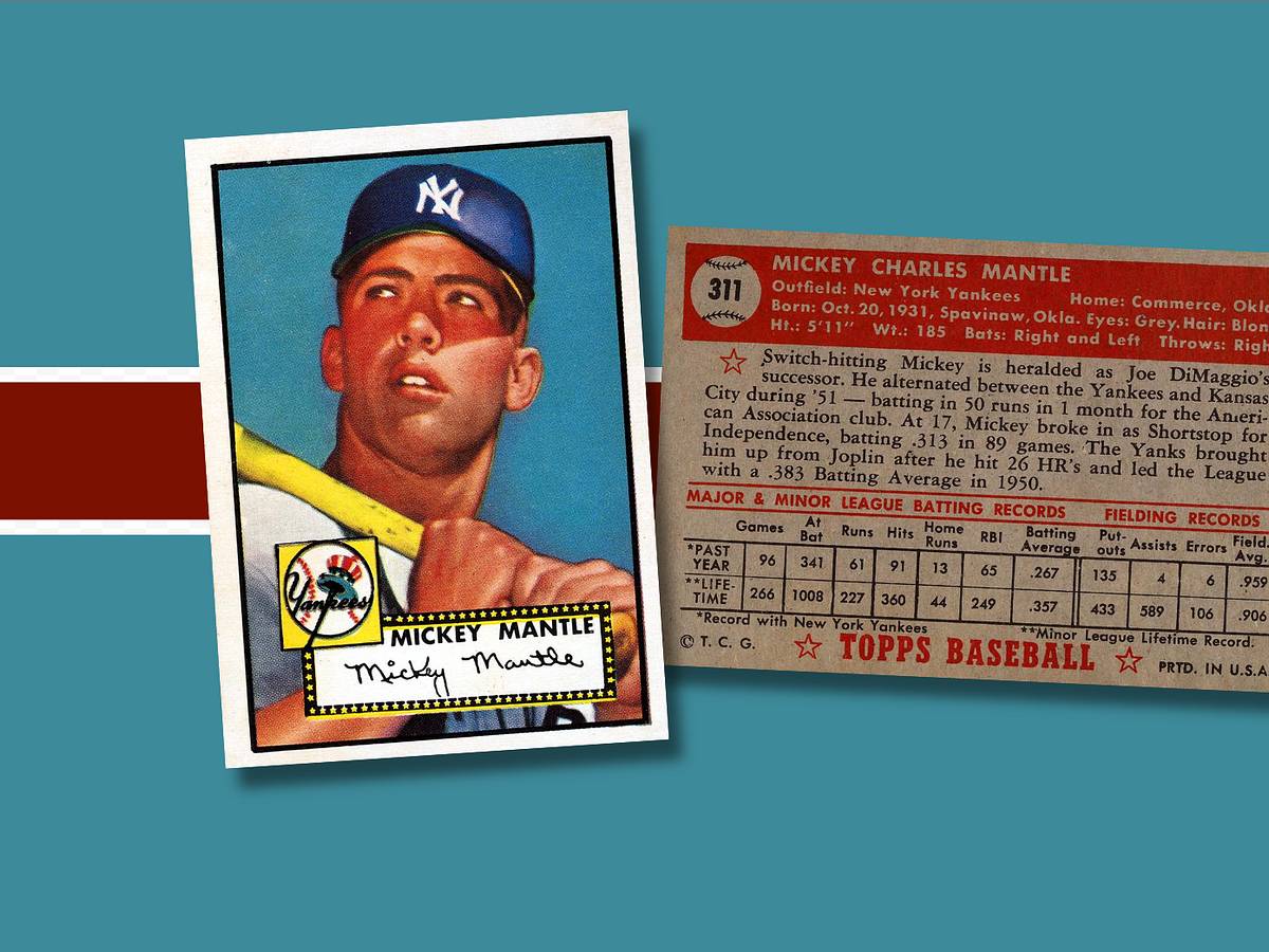 The Five Essential Baseball Cards of Mickey Mantle The Five Essential Baseball Cards of Mickey Mantle