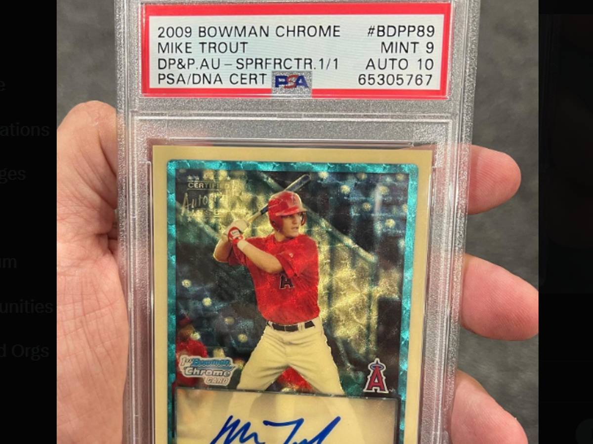 The Most Expensive Superfractors Ever Sold! (From Mike Trout to 