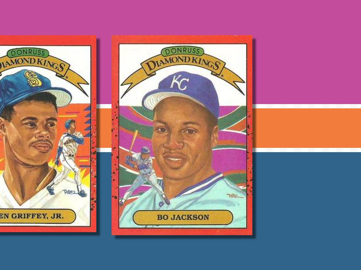 1990 Donruss Bo Jackson #1 Diamond Kings Kansas City Royals Baseball Card
