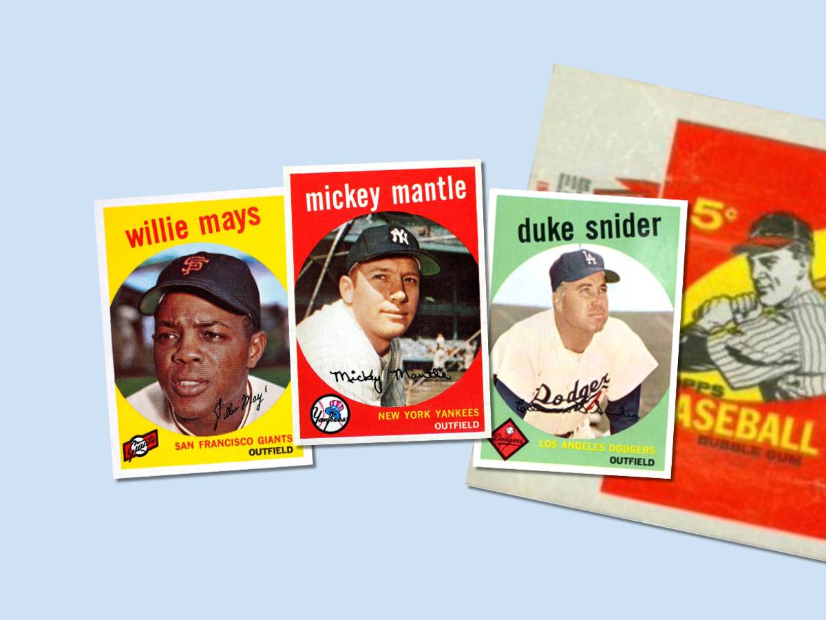 1959 Topps Baseball Complete Set w/Seven PSA Graded (572