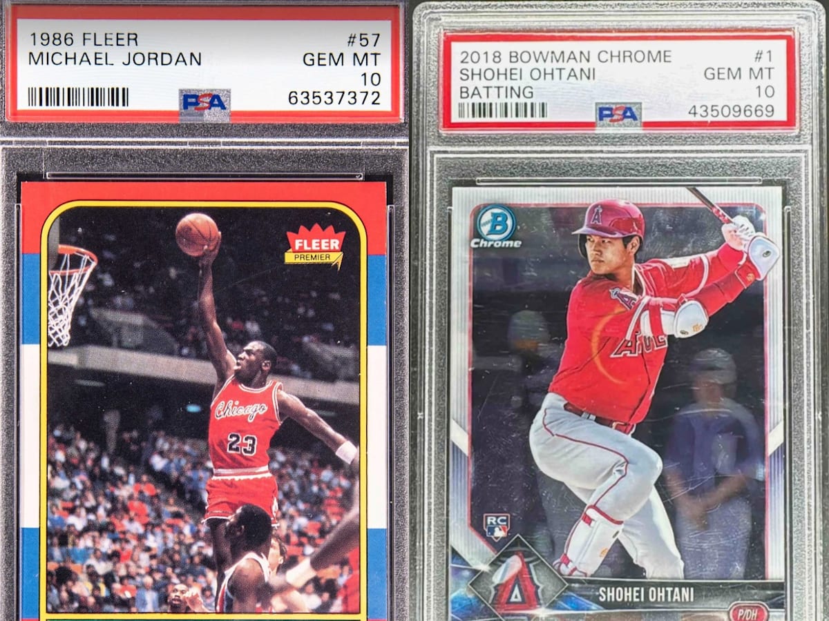 Michael Jordan and Shohei Ohtani PSA 10 Rookies: A Can't-Miss Live