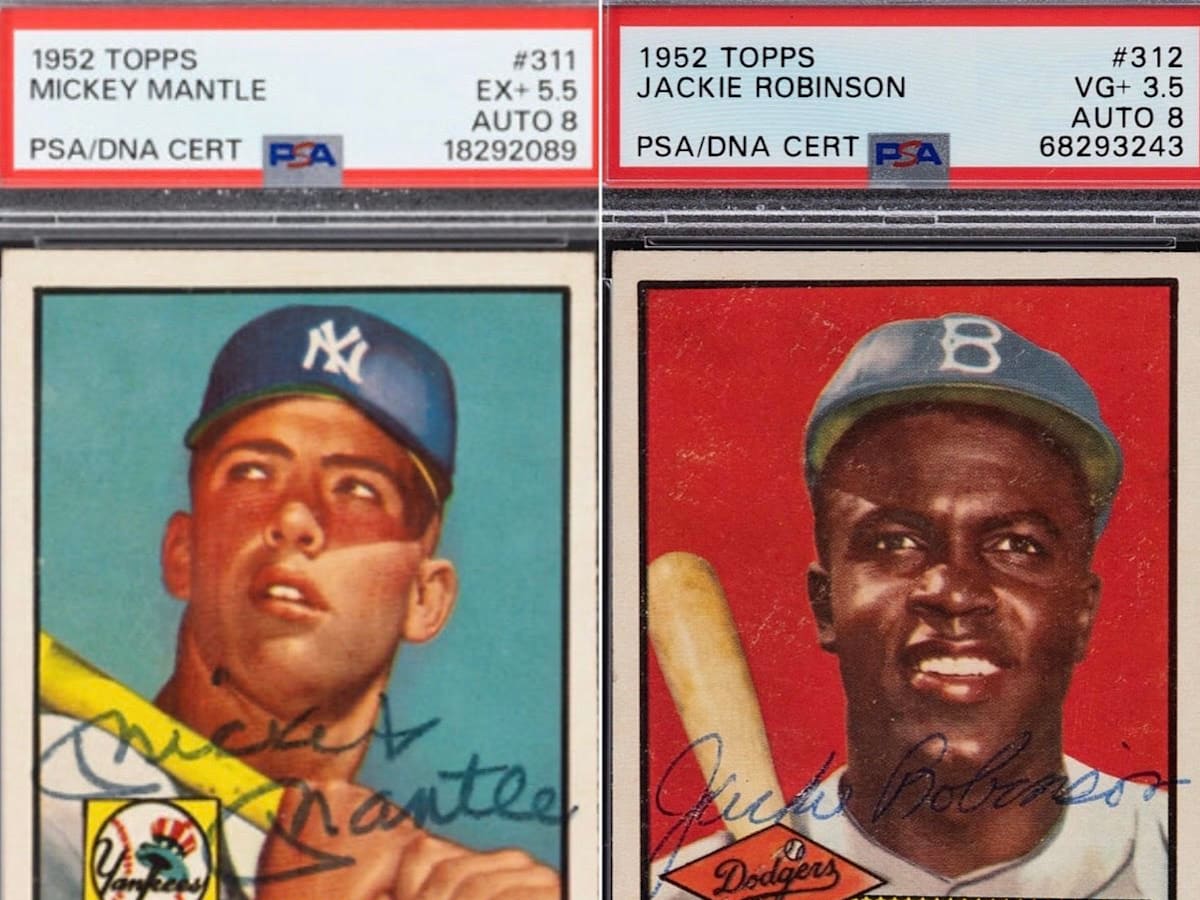 The Seven Most Valuable Signed 1952 Topps Cards