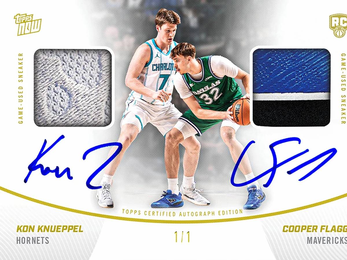 Cooper Flagg & Kon Knueppel Honored With Limited Edition Topps Now 