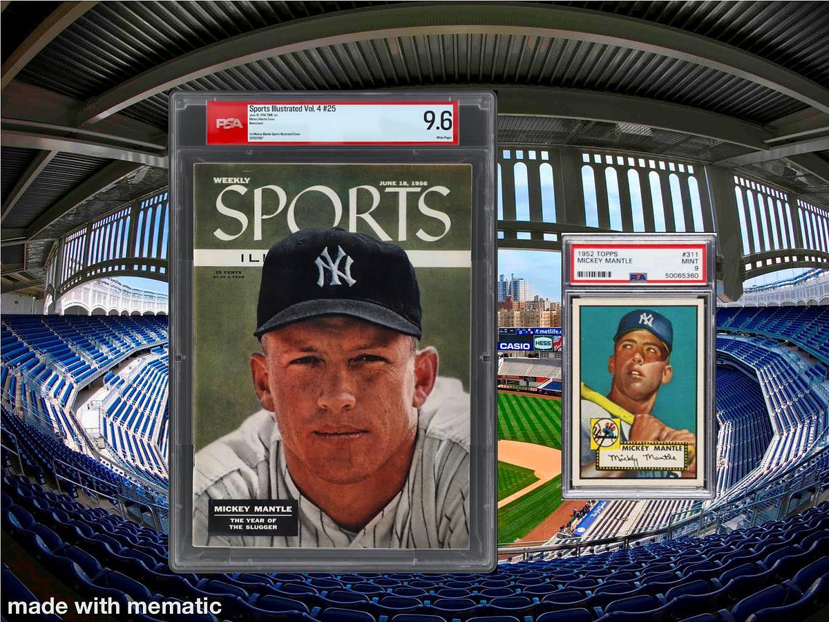 The 1952 Topps Mickey Mantle of Sports Magazines Is Up for Auction