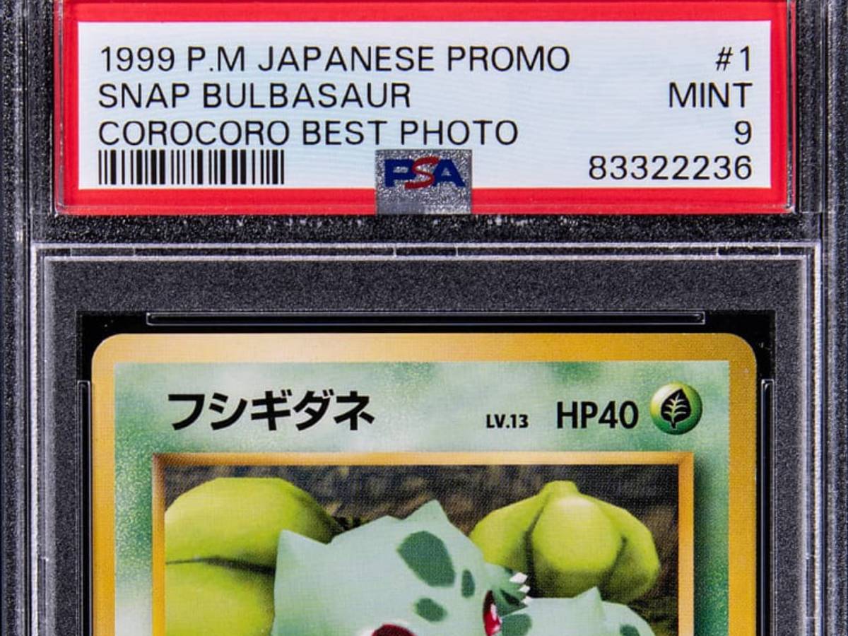 Vintage Pokémon Promo is Most Valuable Bulbasaur Card Ever