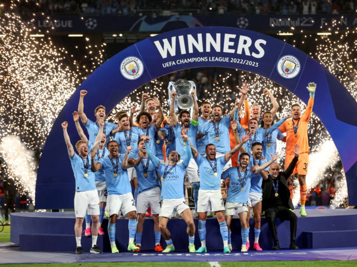 T-shirt Manchester City The Treble des vainqueurs 2022-2023