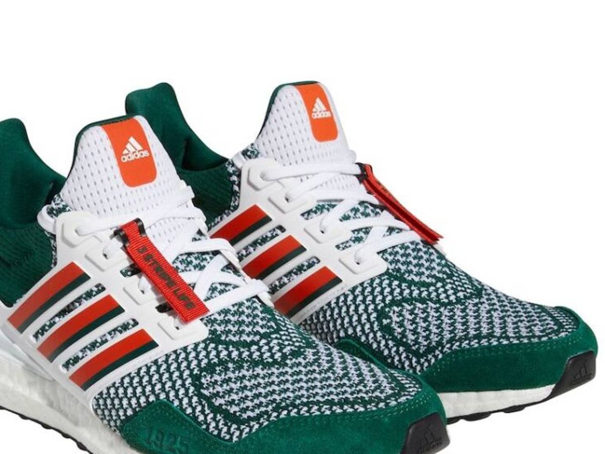 Adidas UltraBoost 1.0 Men\'s Running Size 1Miami Hurricanes With Patches UM Canes adidas UltraBoost 1.0 NCAA Pack - Miami for Sale  main image 2