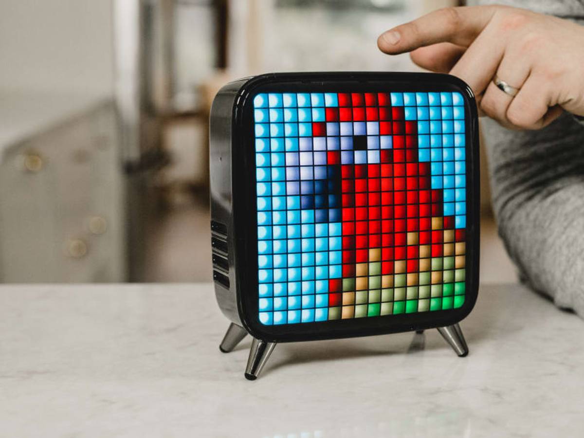 This Smart Speaker Doubles as a Pixel-Art Display, a Sunrise Alarm