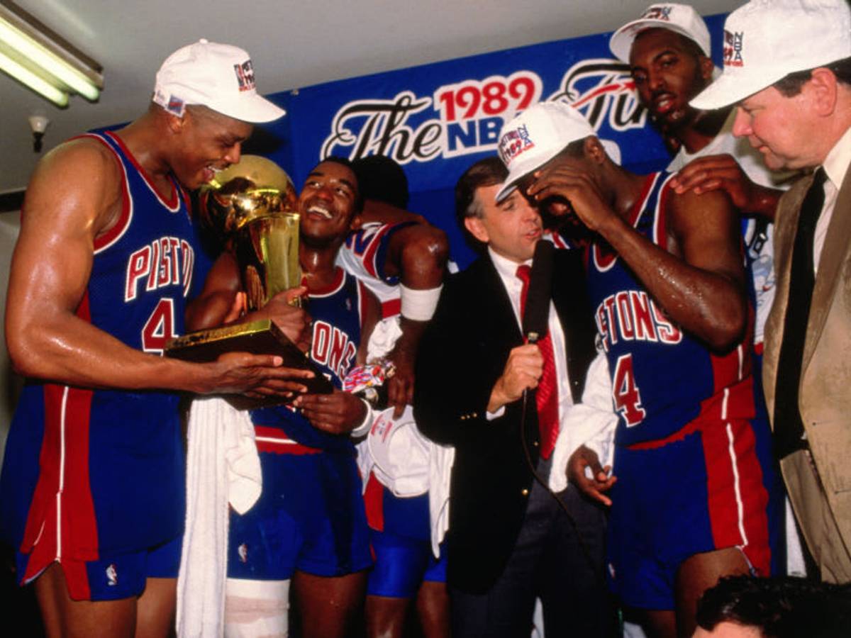 On this day in 1989: The Detroit Pistons win their first championship