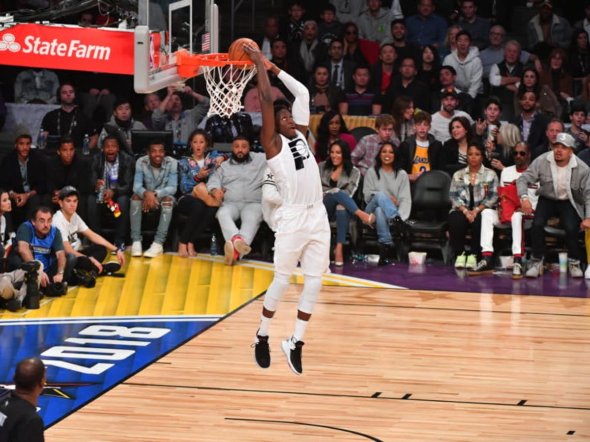 Victor Oladipo dunks hard in All Star game win for Team LeBron