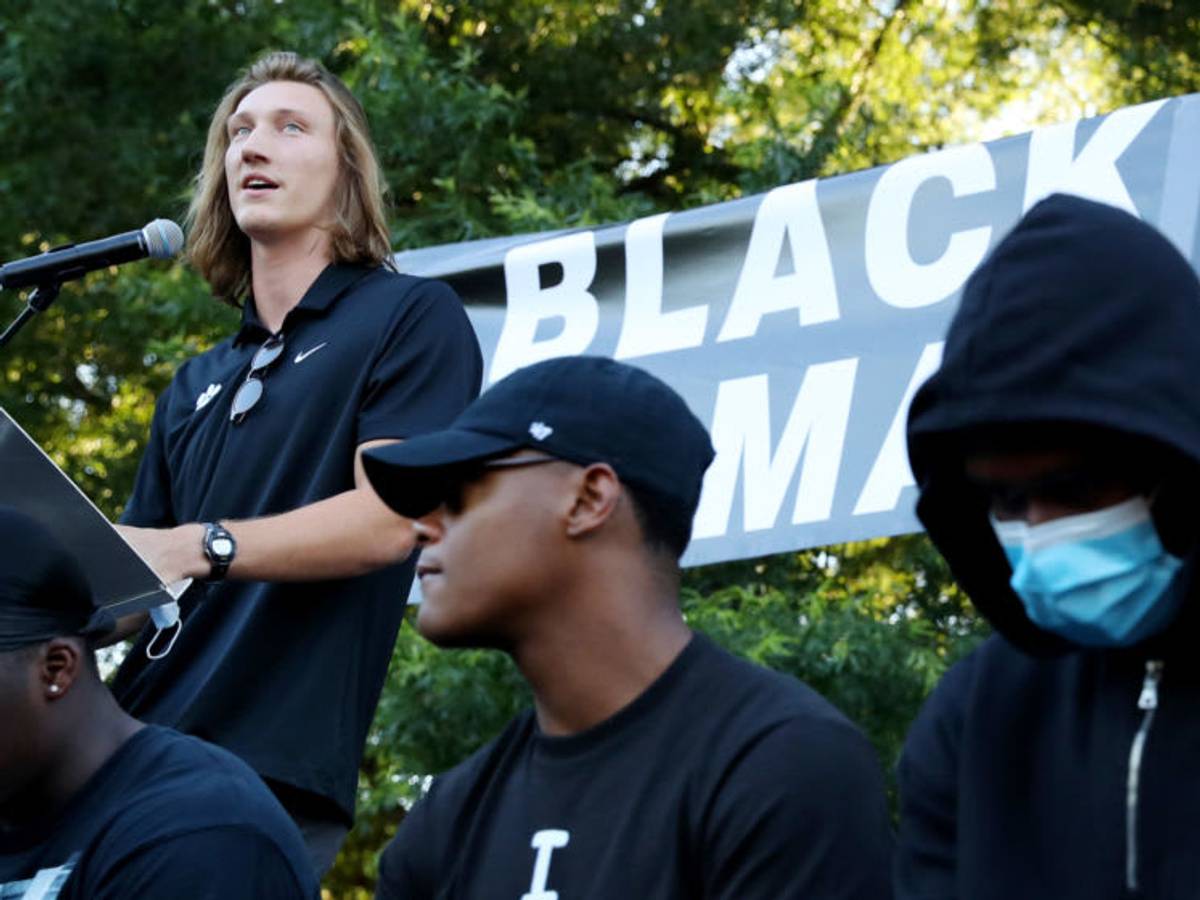 clemson football helmets black lives matter Clemson unveils 'Black Lives Matter, End Racism' helmet decals and some  fans don't like it (Photo)