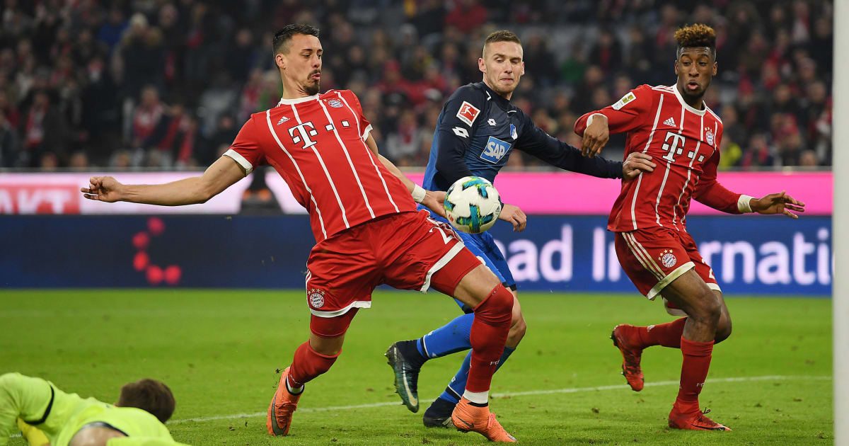 Sandro Wagner Cock A Hoop After Opening Bayern Scoring Account With Penis Goal In 5 2 Win 90min