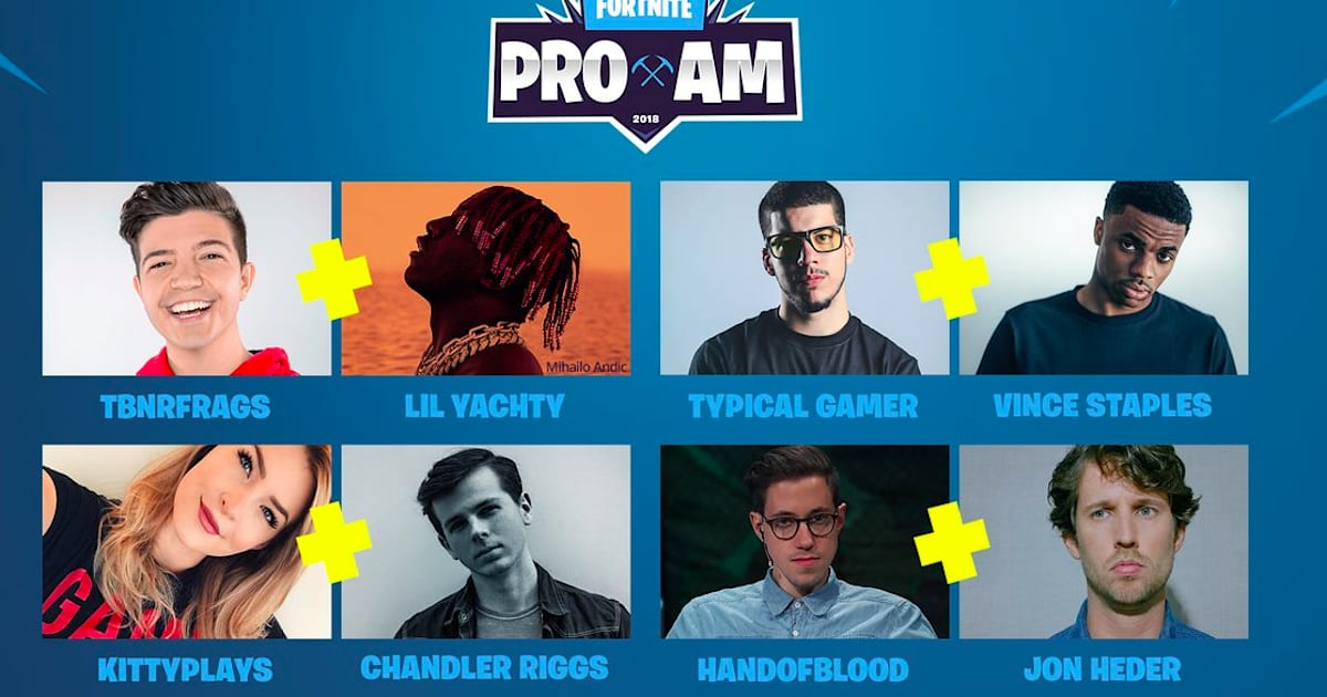 Epic Games Reveals Final Round Of Celebrity Duos For E3 Pro Am Fortnite Event Dbltap Chandler Riggs Fortnite 2019 Am Chandler Riggs Fortnite 2019 Am Epic Games Reveals Final Round Of Celebrity Duos For E3 Pro Am Fortnite Event Dbltap
