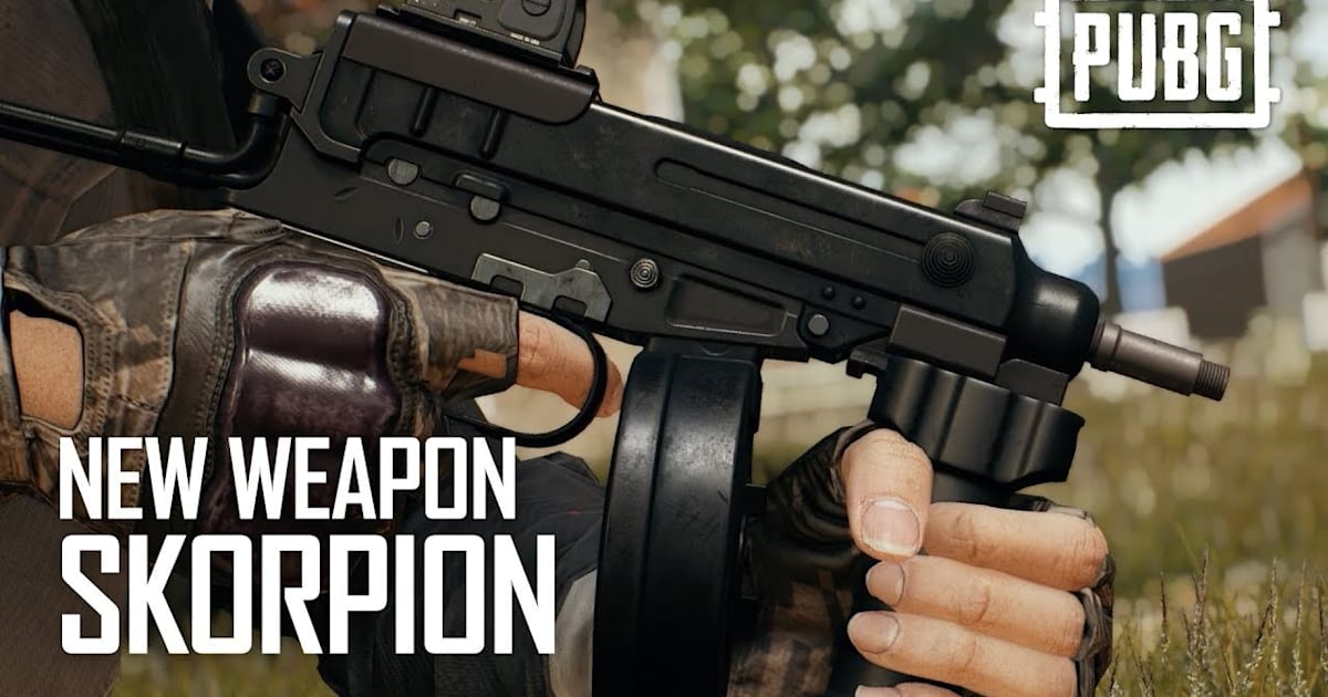  PUBG Skorpion Weapon Will Be Added to PUBG Xbox in 