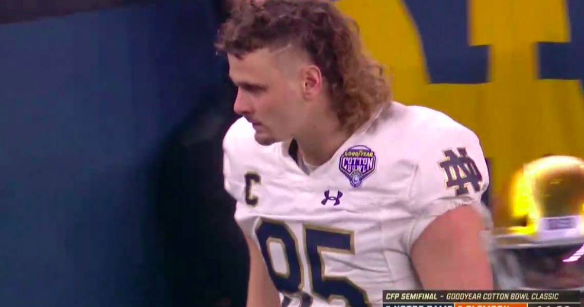 Notre Dame Got Washed But at Least Their Punter Has This 