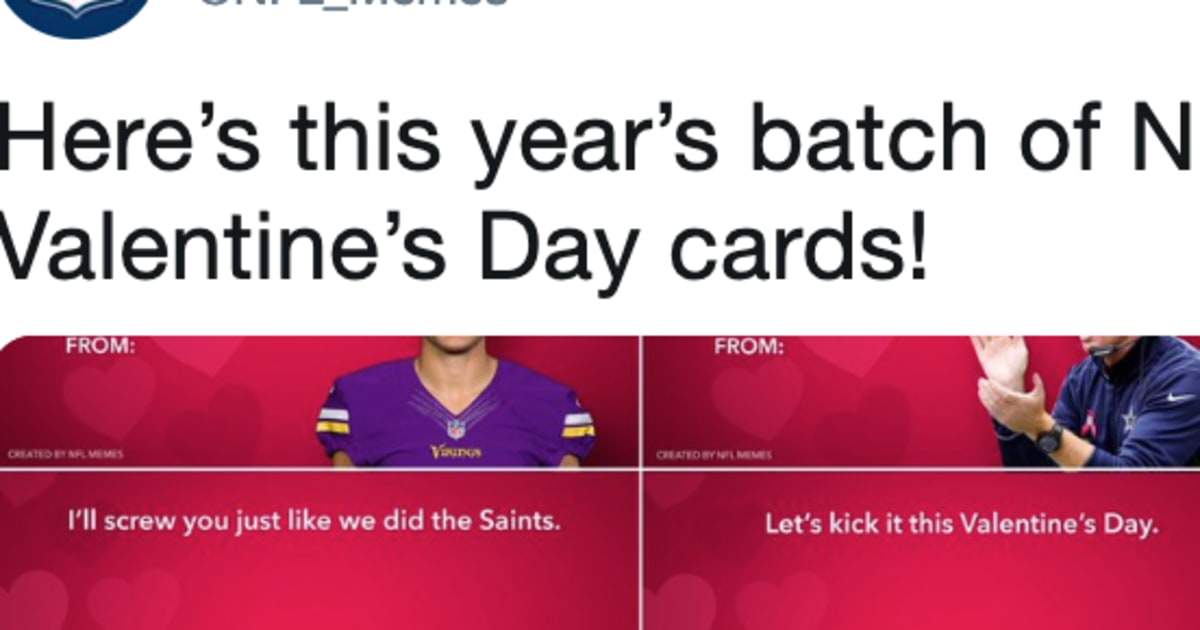 NFL Memes Valentine's Day Cards Are Absolutely Hilarious ...
