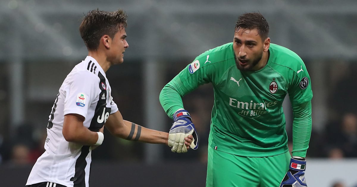images Gigio Donnarumma Juve milan per gigio dateci dybala