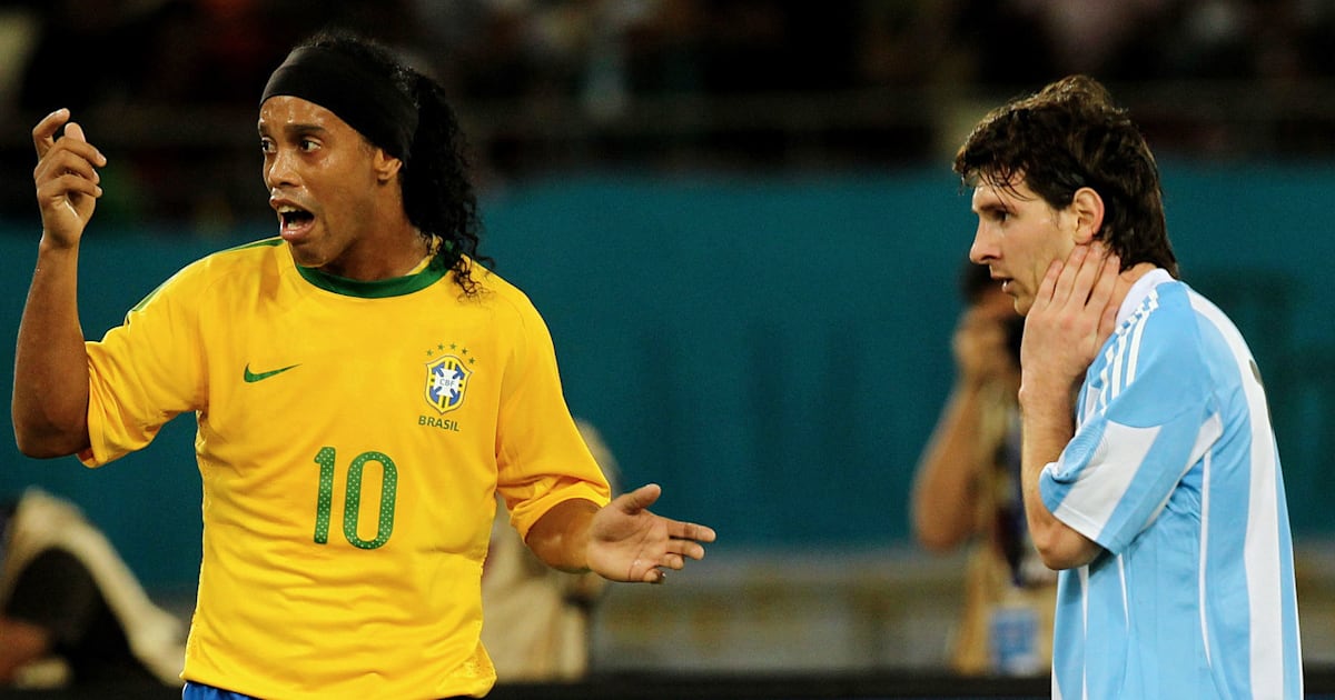 Ronaldinho Claims Lionel Messi Is Not The Best Player Of All Time 90min And in january 1972 he missed a full week's training at manchester united to he would just turn up on the friday for a game on the saturday. ronaldinho claims lionel messi is not