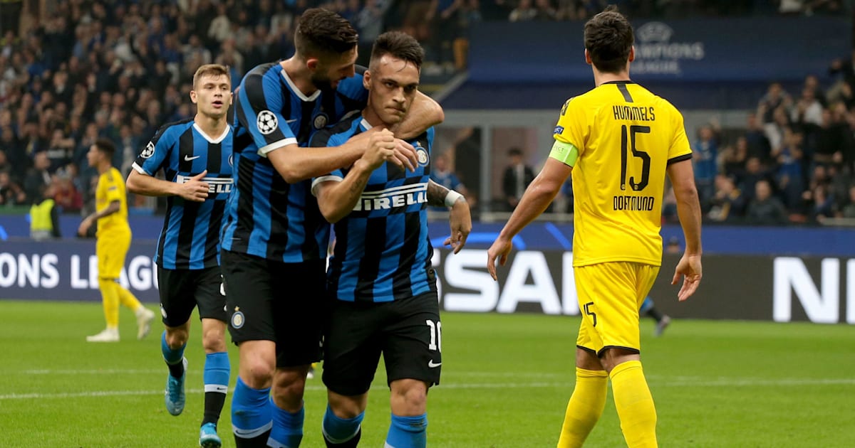 Lautaro-Candreva, l'Inter c'è! 2-0 al Borussia Dortmund ...