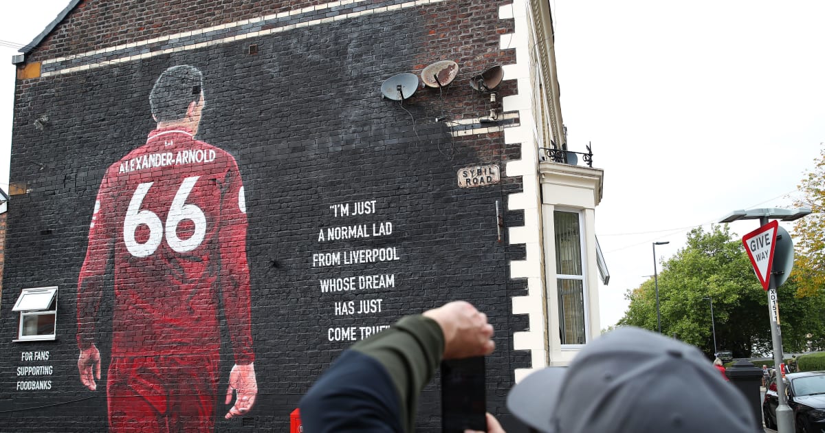 Trent Alexander Arnold Mural Defaced Prior To Merseyside Derby Clash 90min