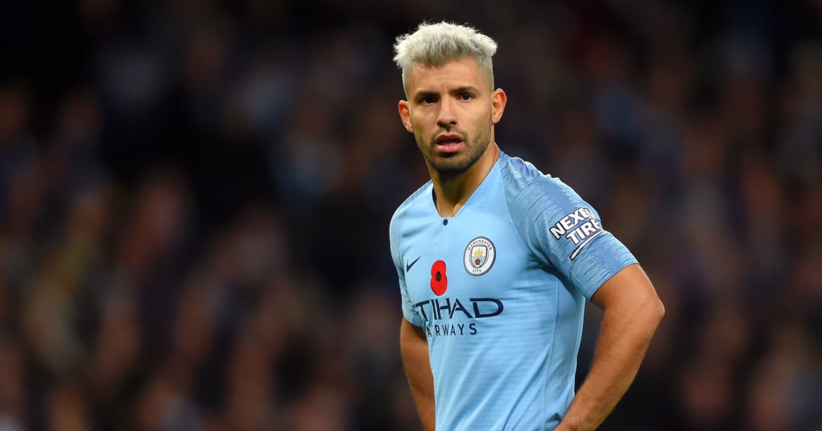 Man City S Sergio Aguero Ruled Out Of Watford Trip Doubtful For Chelsea Game After Training Injury 90min
