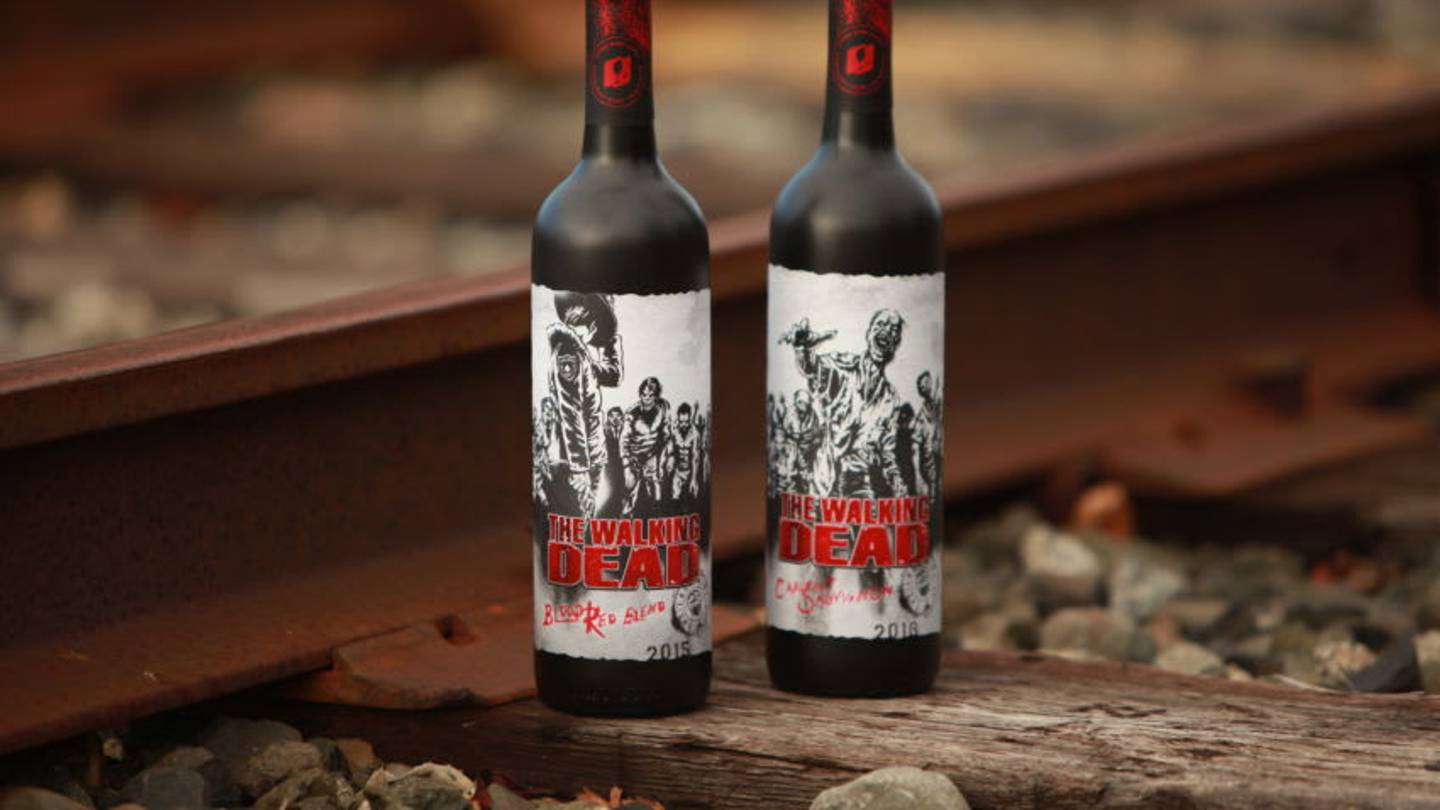 Living Wine Labels bring Last Wine Company's The Walking Dead to life