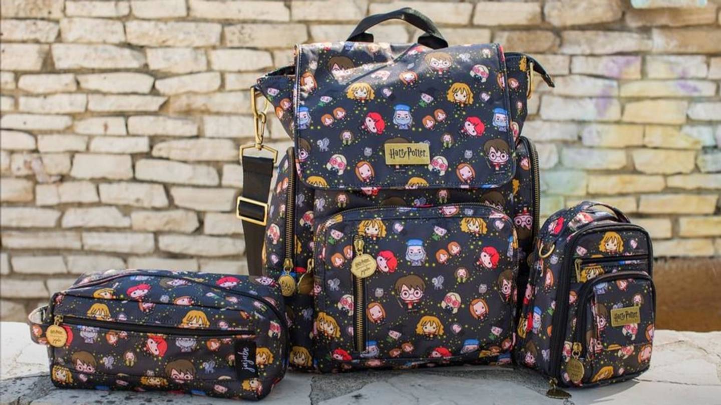 Jujube Harry Potter Cartoon Characters Grab N‎ Go Cinch Sack Backpack Drawstring Harry Potter Cheering Charms™ - The Lineup and Launch – JuJuBe main image 2