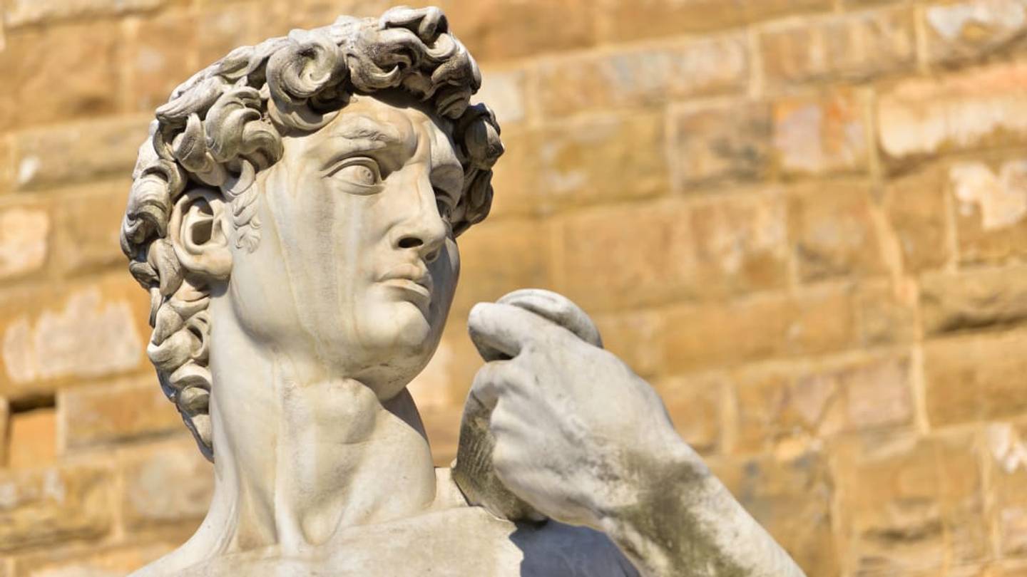 Michelangelo's <em>David</em> on the Duomo Roof
