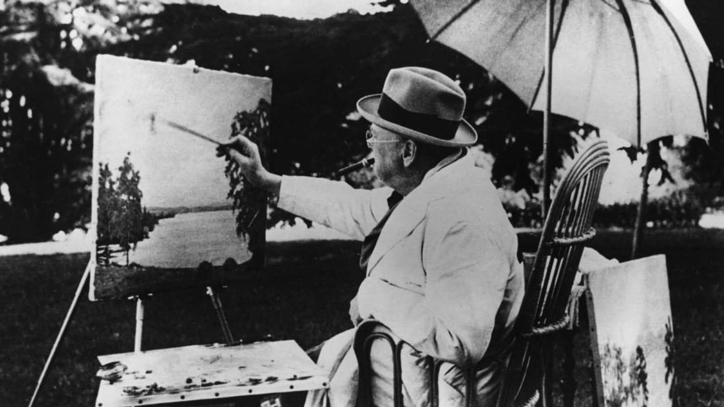 Winston Churchillâs Final Painting Is Going to Auction for the First Time