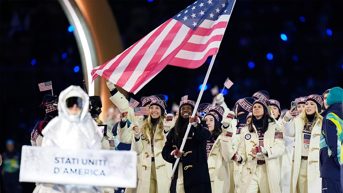 Speed Skater Erin Jackson on Being First Black Woman USA Winter Flag ...
