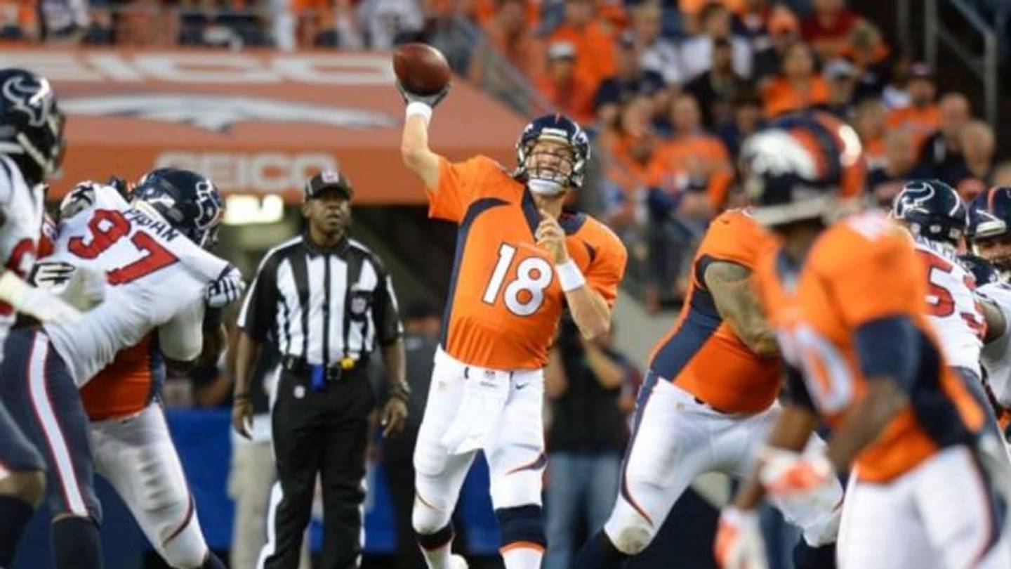 Texans at Broncos final score: Peyton Manning sharp again in Denver’s ...