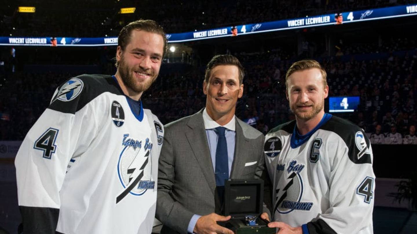 Maillot De Hockey Vincent Lecavalier - Tampa Bay Lightning CCM - Taille 48 (M) - Occasion