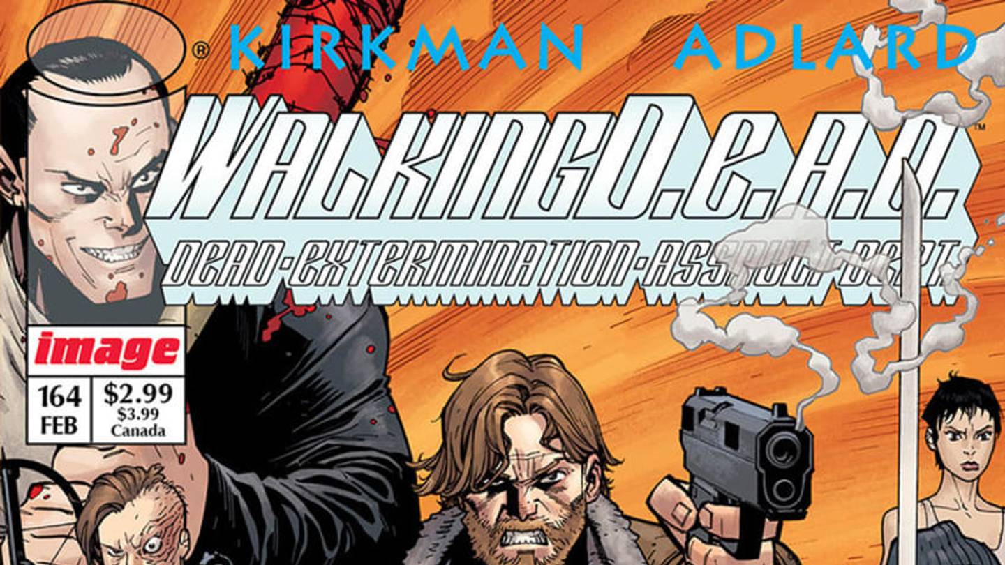 Issue 164 of The Walking Dead to have Image anniversary variant cover