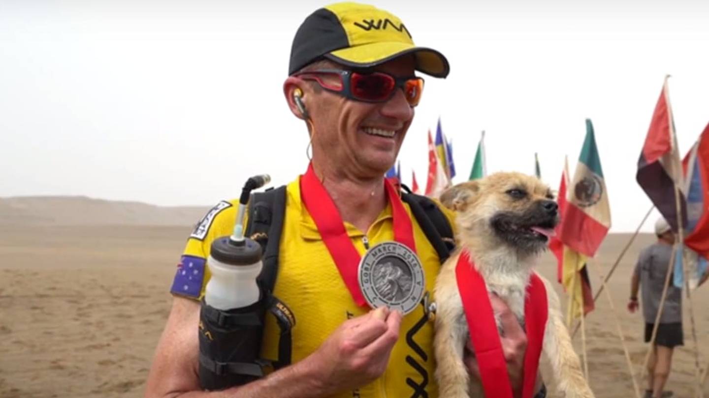 Marathoner Befriends Stray Dog During Seven Day Race