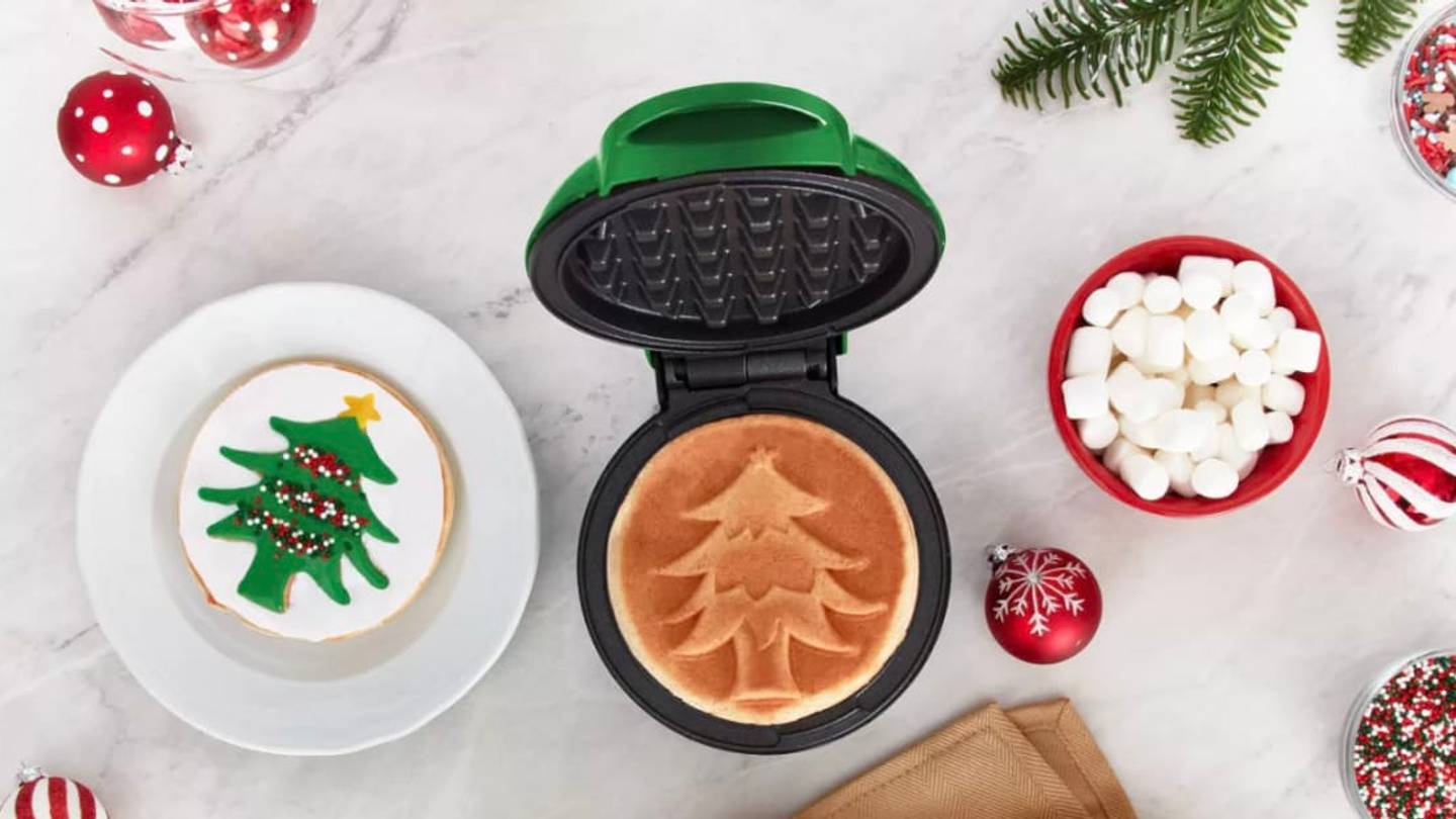 target mini waffle maker christmas