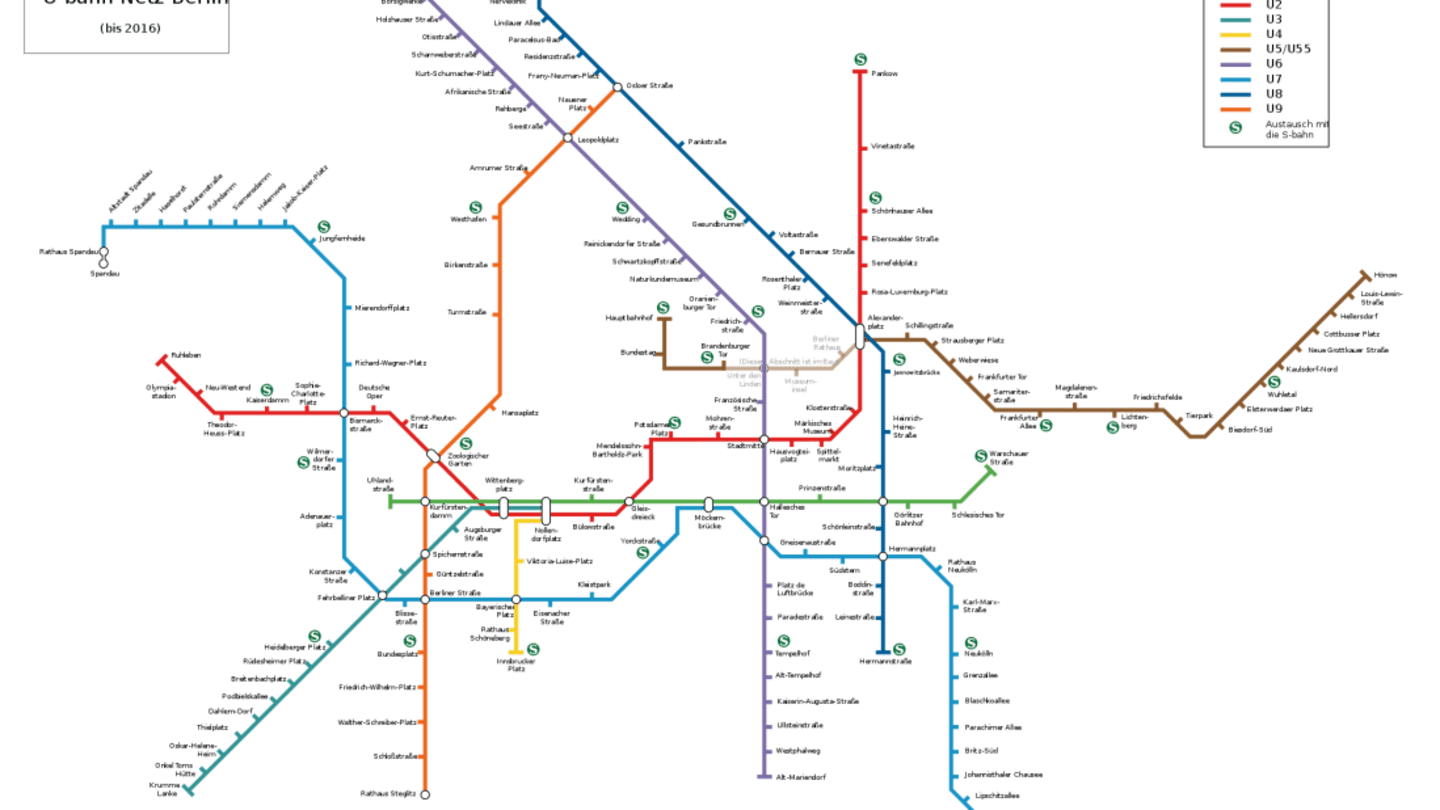 S bahn карта