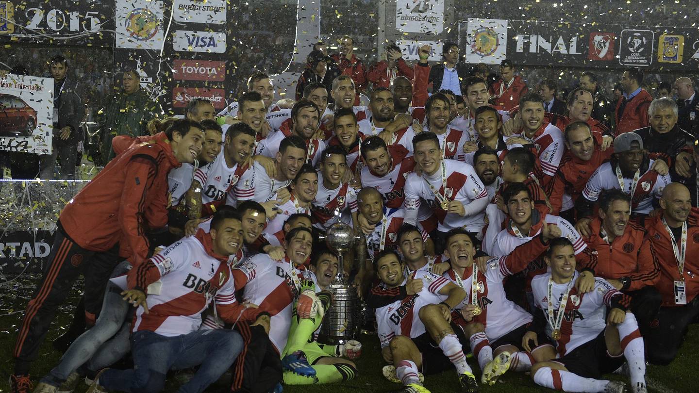 El once de River en la final de la Copa Libertadores 2015 contra Tigres