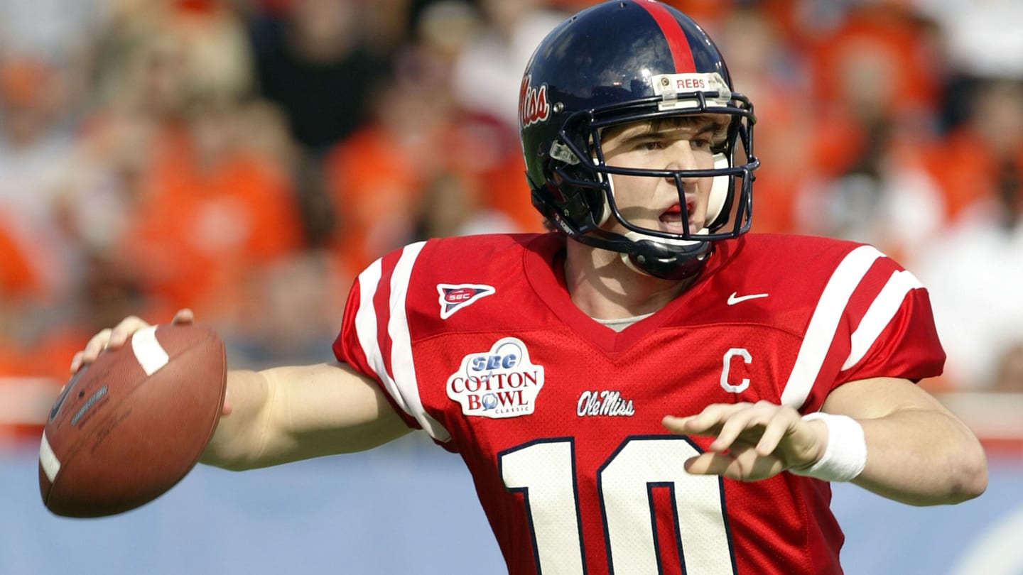 Ole Miss football retires Eli Manning's jersey number - The Oxford
