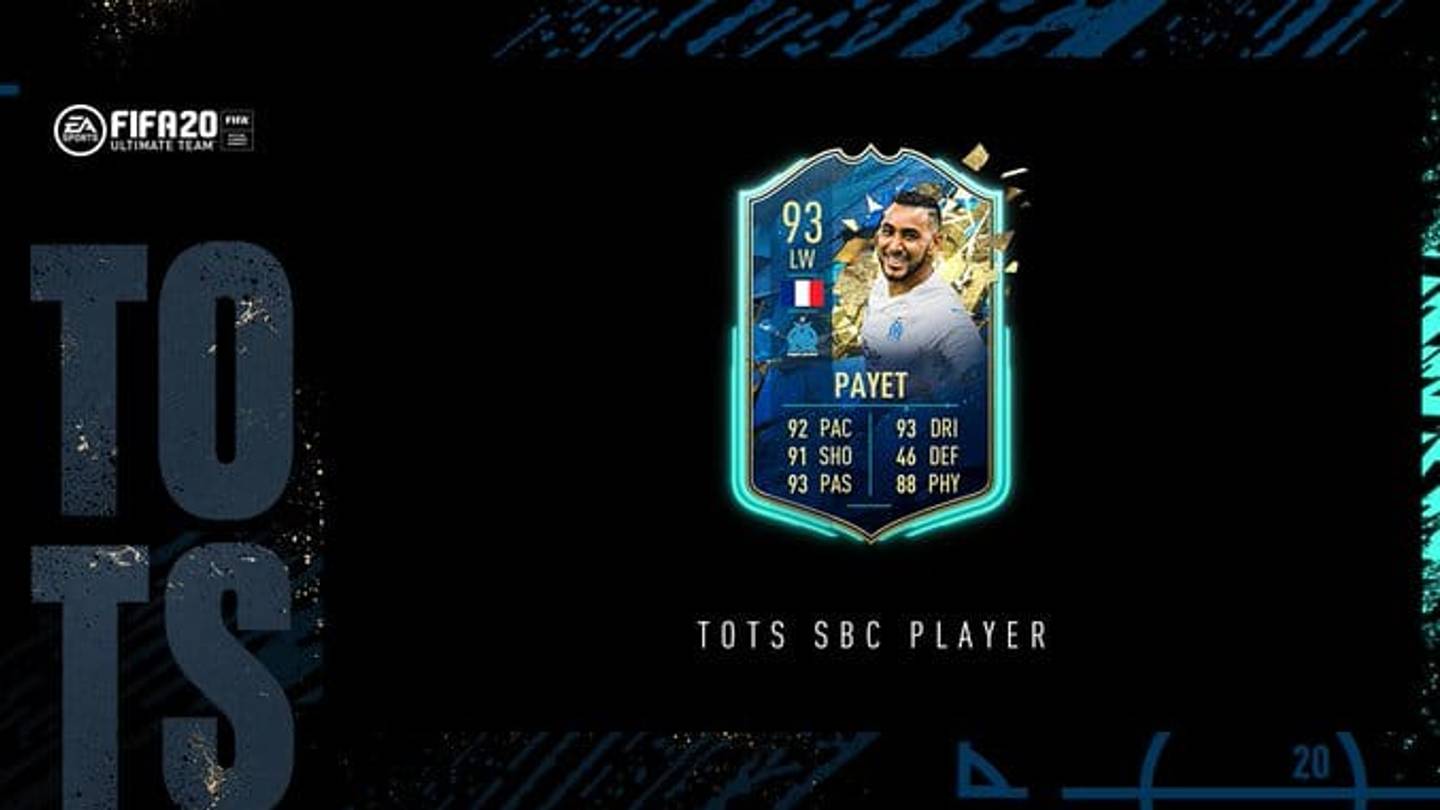 Dimitri Payet FIFA 20: How to Complete the TOTSSF SBC