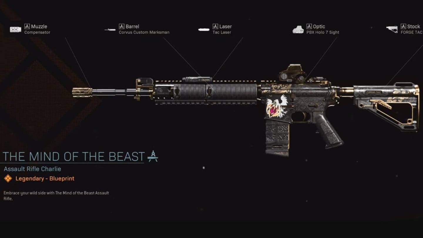 The Mind Of The Beast Warzone Blueprint How To Get The M4A1 Skin And 