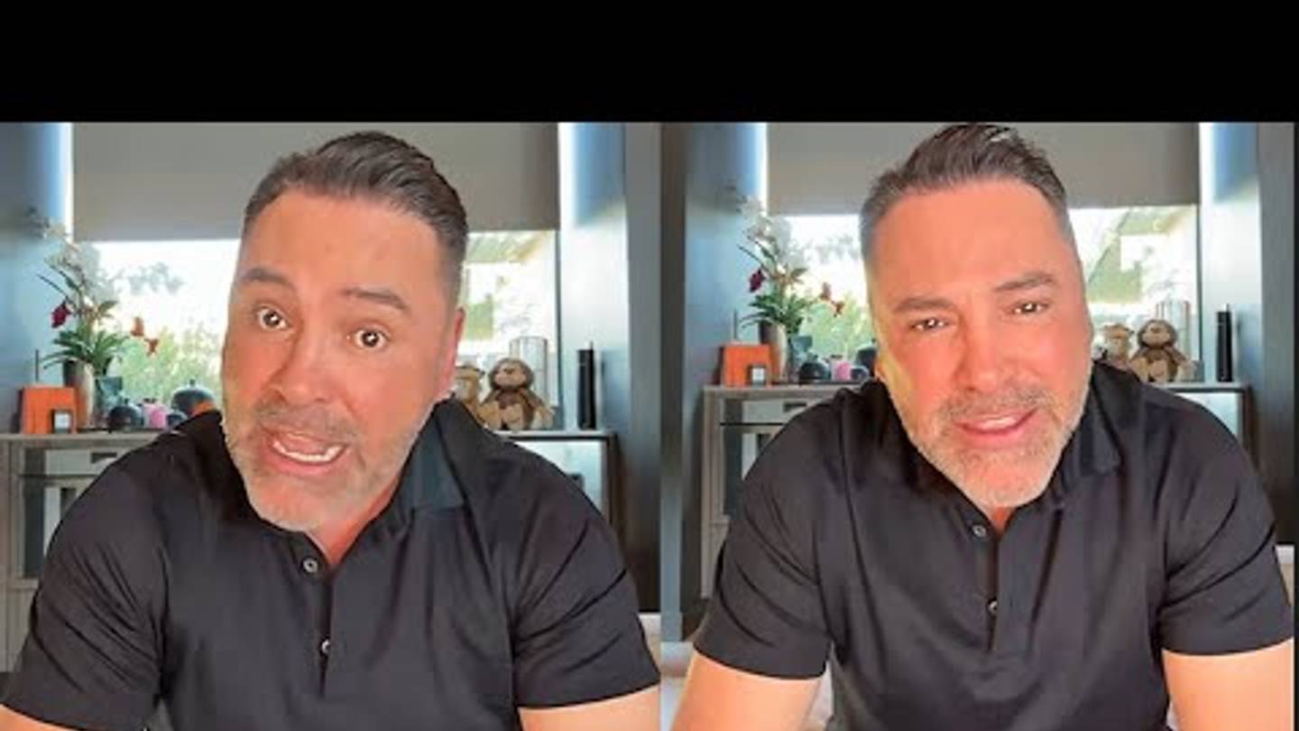 Oscar De La Hoya Slams Devin Haney's Father And Manager