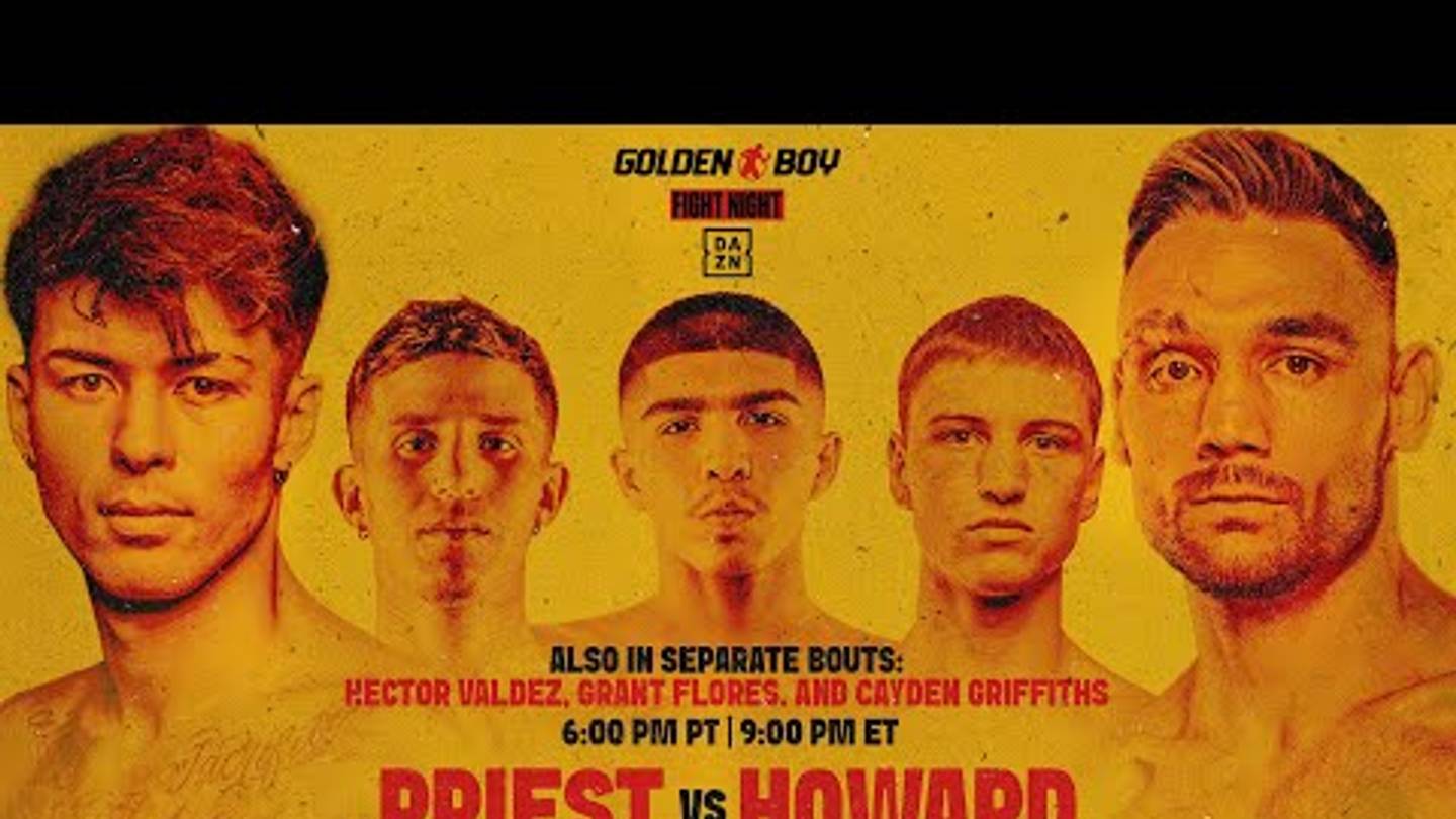 How To Watch Eric Priest vs Tyler Howard: Date, Start Time, Fight Card & More
