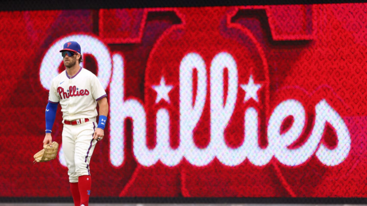 Bryce Harper Philadelphia Phillies #3 Red Youth Cool Base