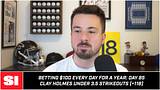 Betting $100 Every Day for a Year: Day 85 (MLB + NHL Props for March 30) Betting $100 Every Day for a Year: Day 85 (MLB + NHL Props for March 30)